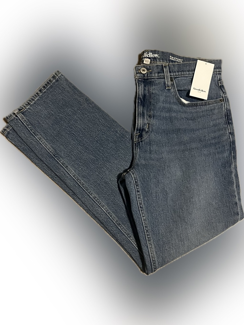 Goodfellow & Co Men’s Slim Straight Total Flex Jeans 32X30 Indigo Blue NWT